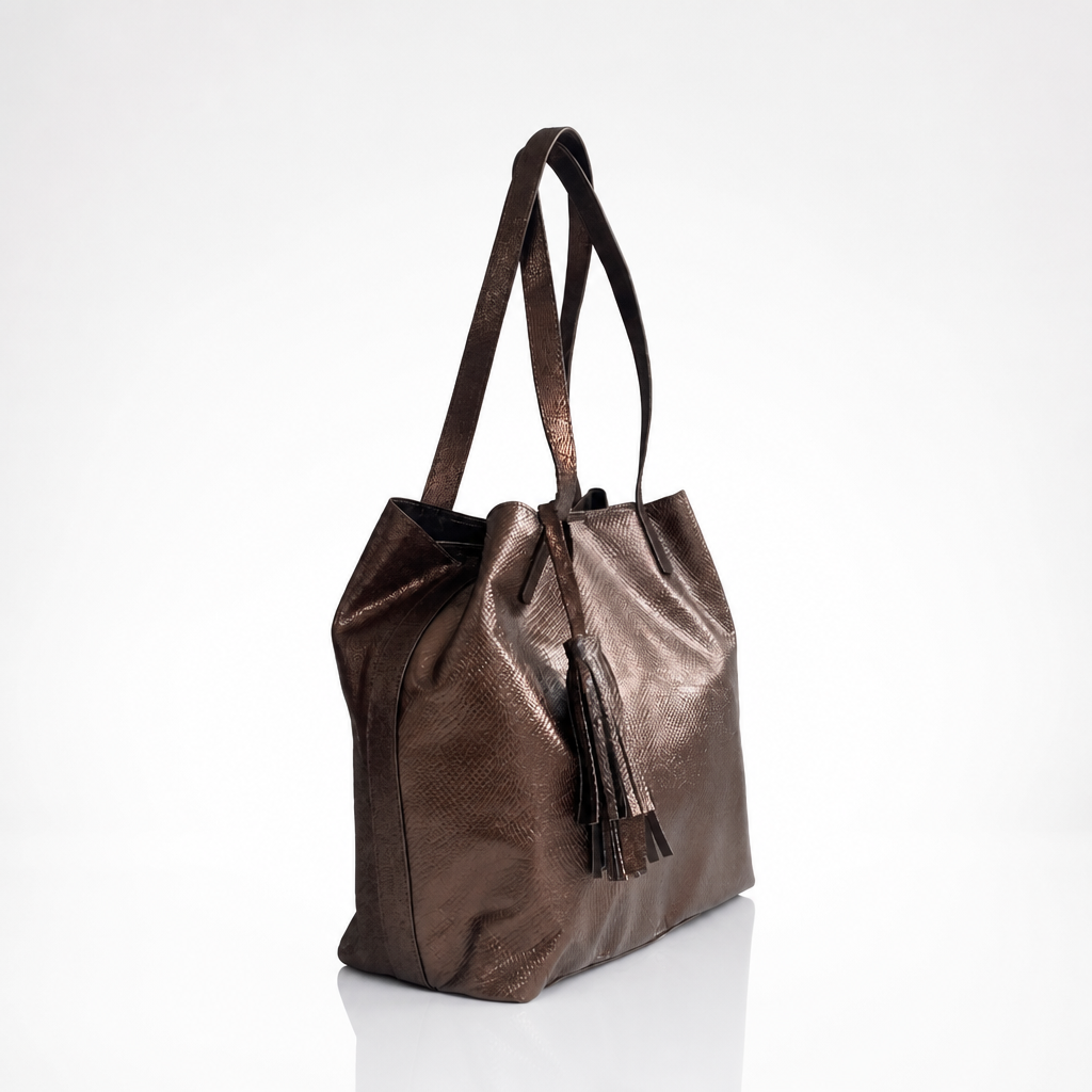 Bolso Tote Mediano Malva | Gloria Serrano - Imagen 3