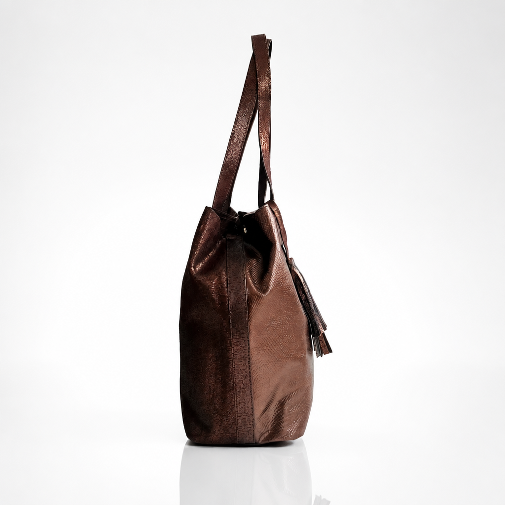 Bolso Tote Mediano Malva | Gloria Serrano - Imagen 2