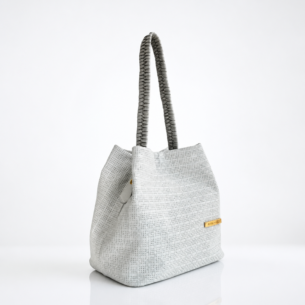 Bolso Tote Gris Alheli | Gloria Serrano