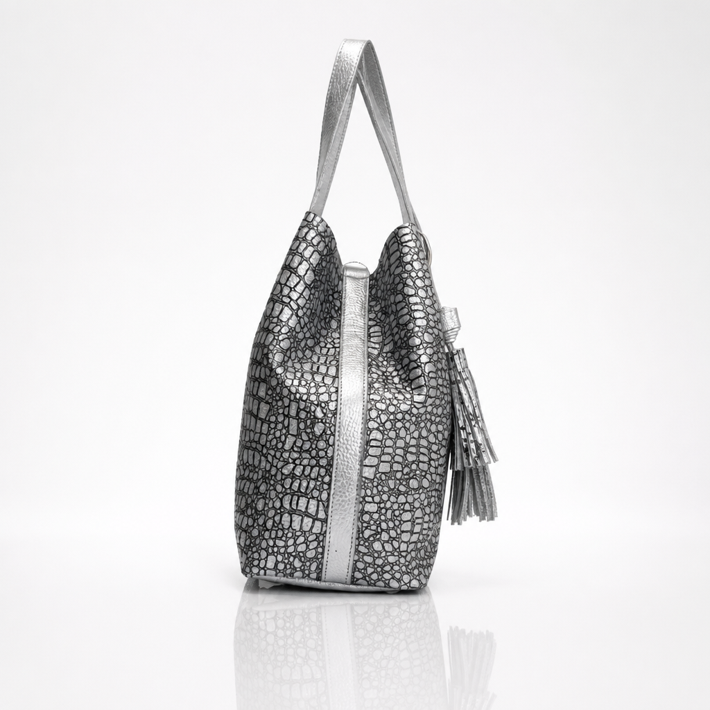 Bolso Tote Mediano Malva | Gloria Serrano - Imagen 9