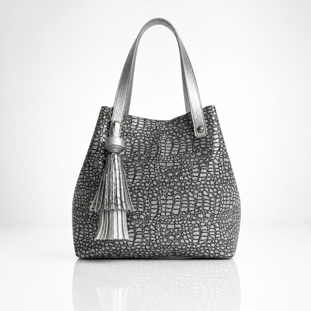 Bolso Tote Mediano Malva | Gloria Serrano - Imagen 8