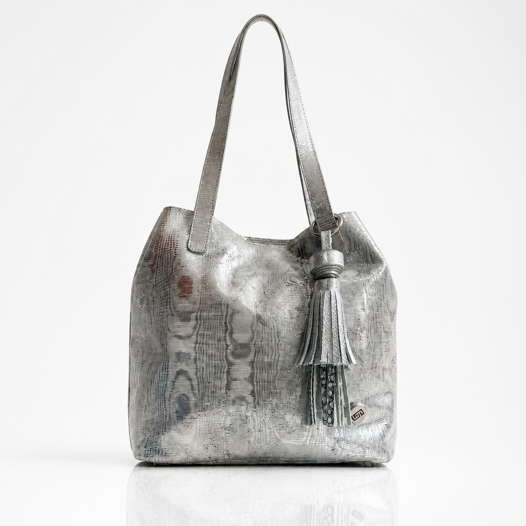 Bolso Tote Mediano Malva | Gloria Serrano - Imagen 7