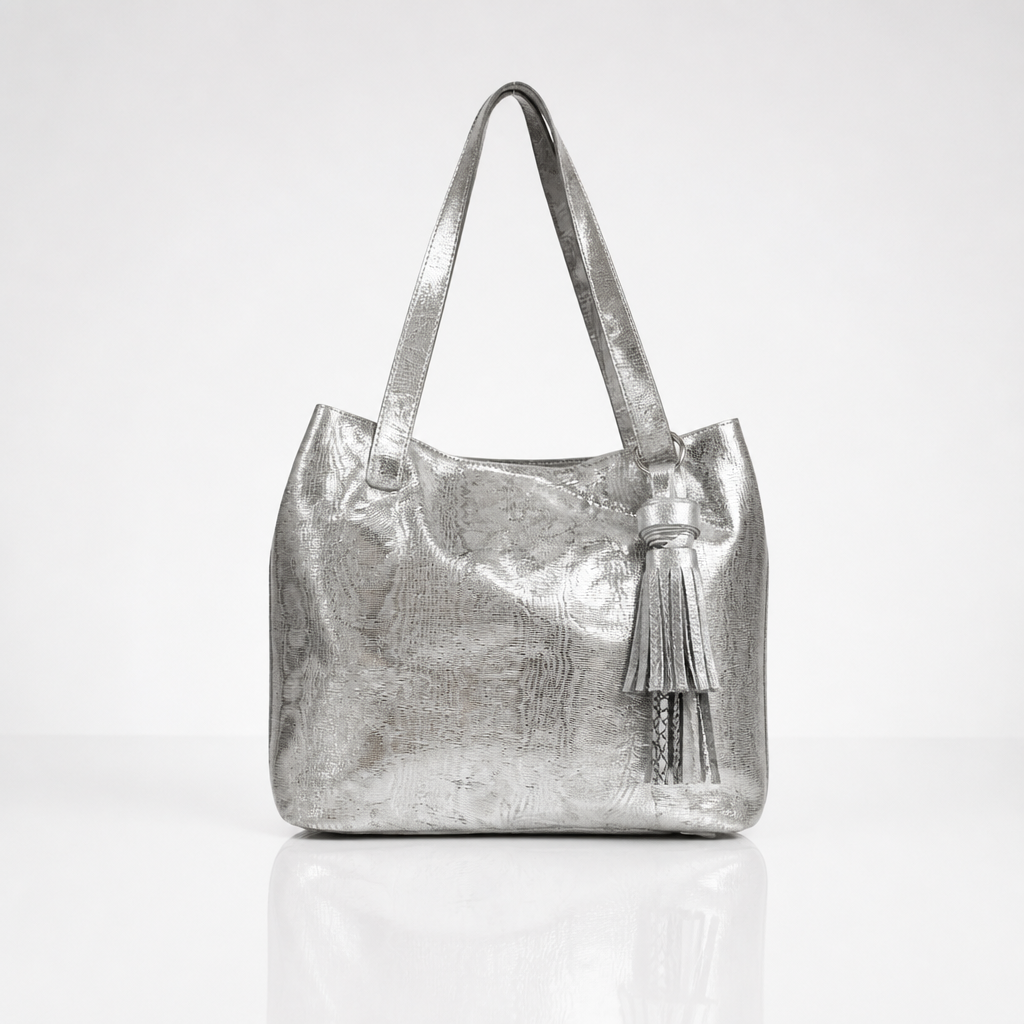 Bolso Tote Mediano Malva | Gloria Serrano - Imagen 6